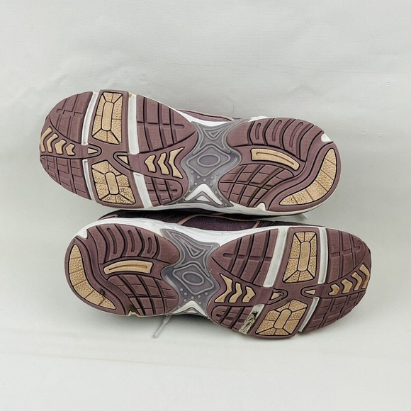 Womens 7.5 Vionic Walker Mauve Suede Athletic Walking Shoe Lace Up Sneakers - Picture 7 of 10